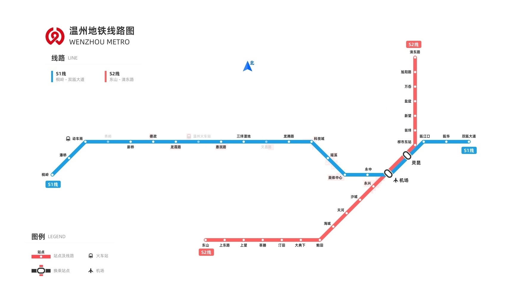 温州s1线路图图片