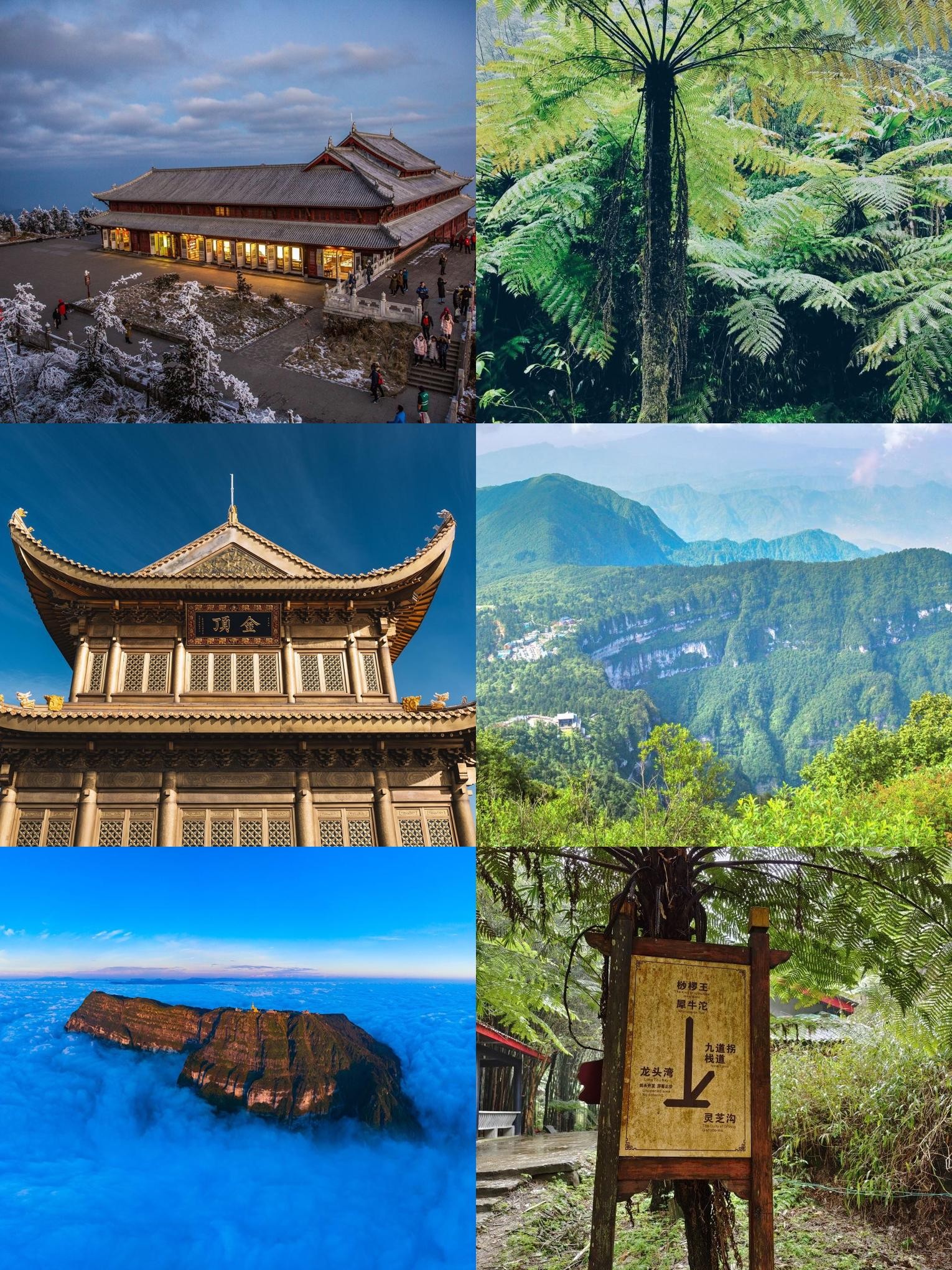 11566峨眉山风景区 峨眉山,中国四大佛教名山之一,普贤菩萨的