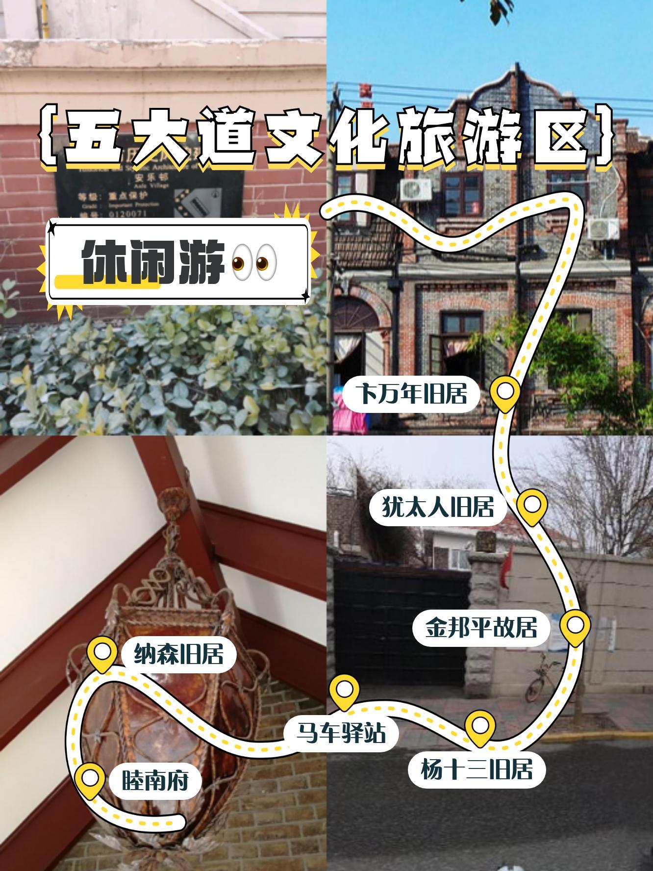 五大道马车路线图图片