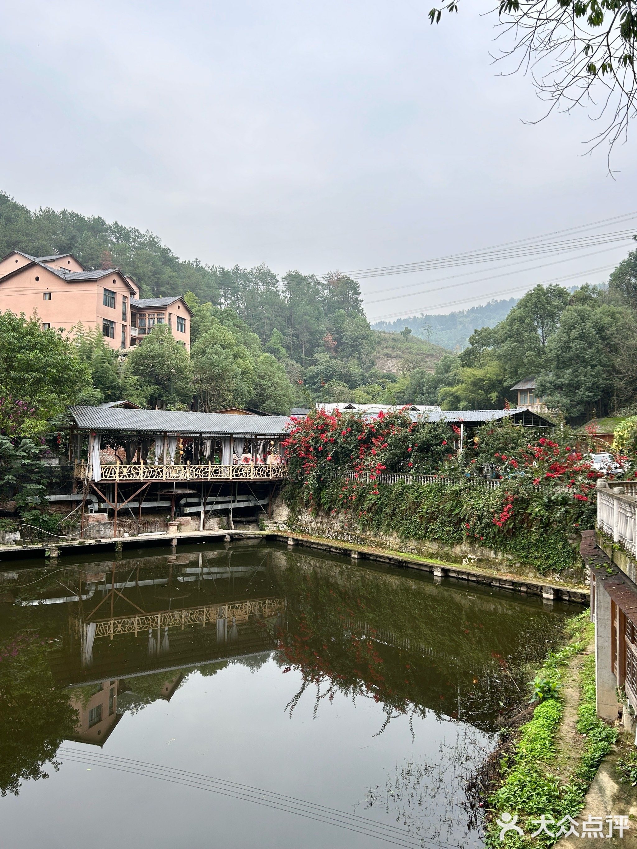 大山堡卧龙弯垂钓中心(中餐烤羊)
