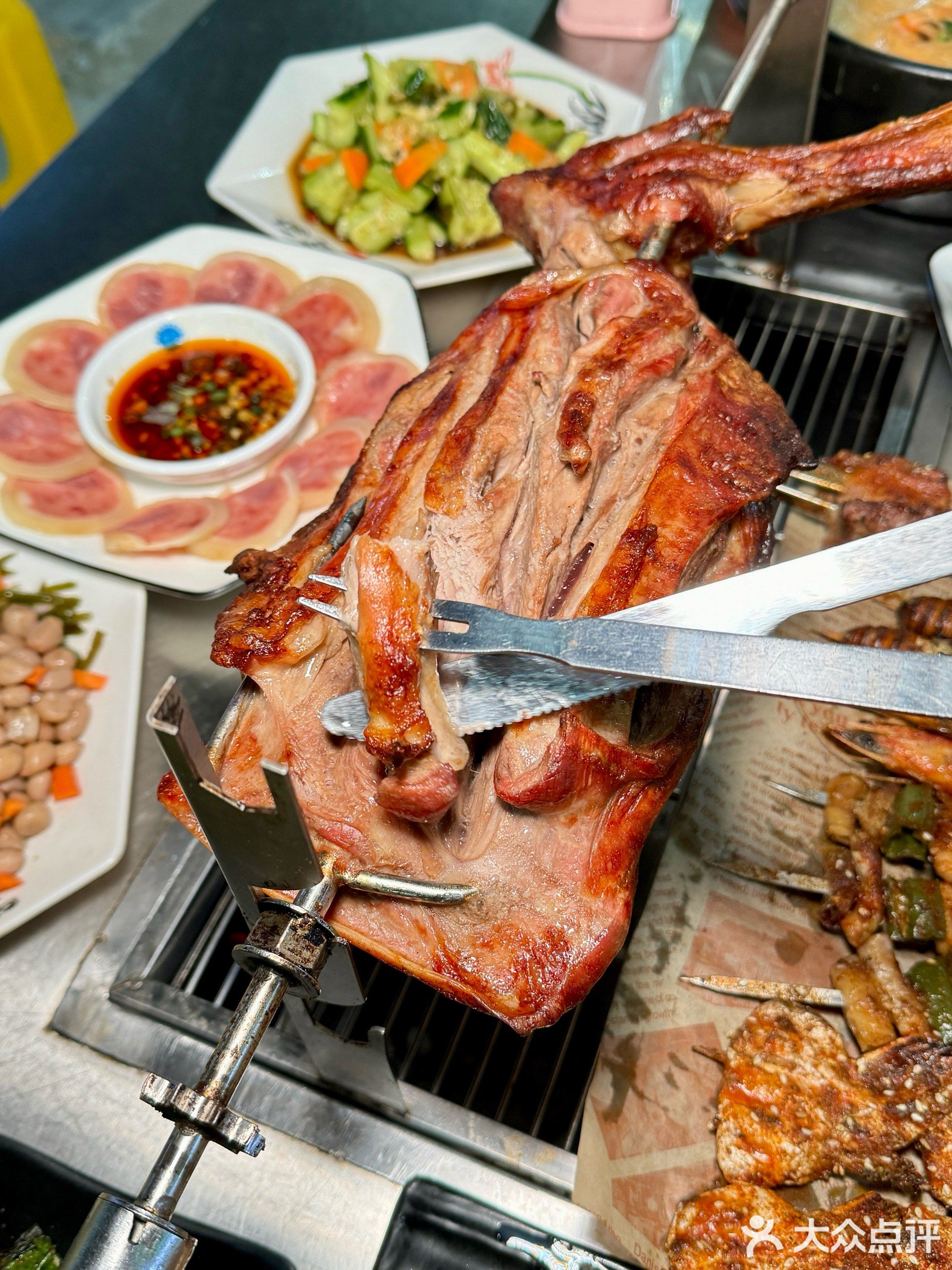 鞑子炭火烤羊腿(猴岛新村店)
