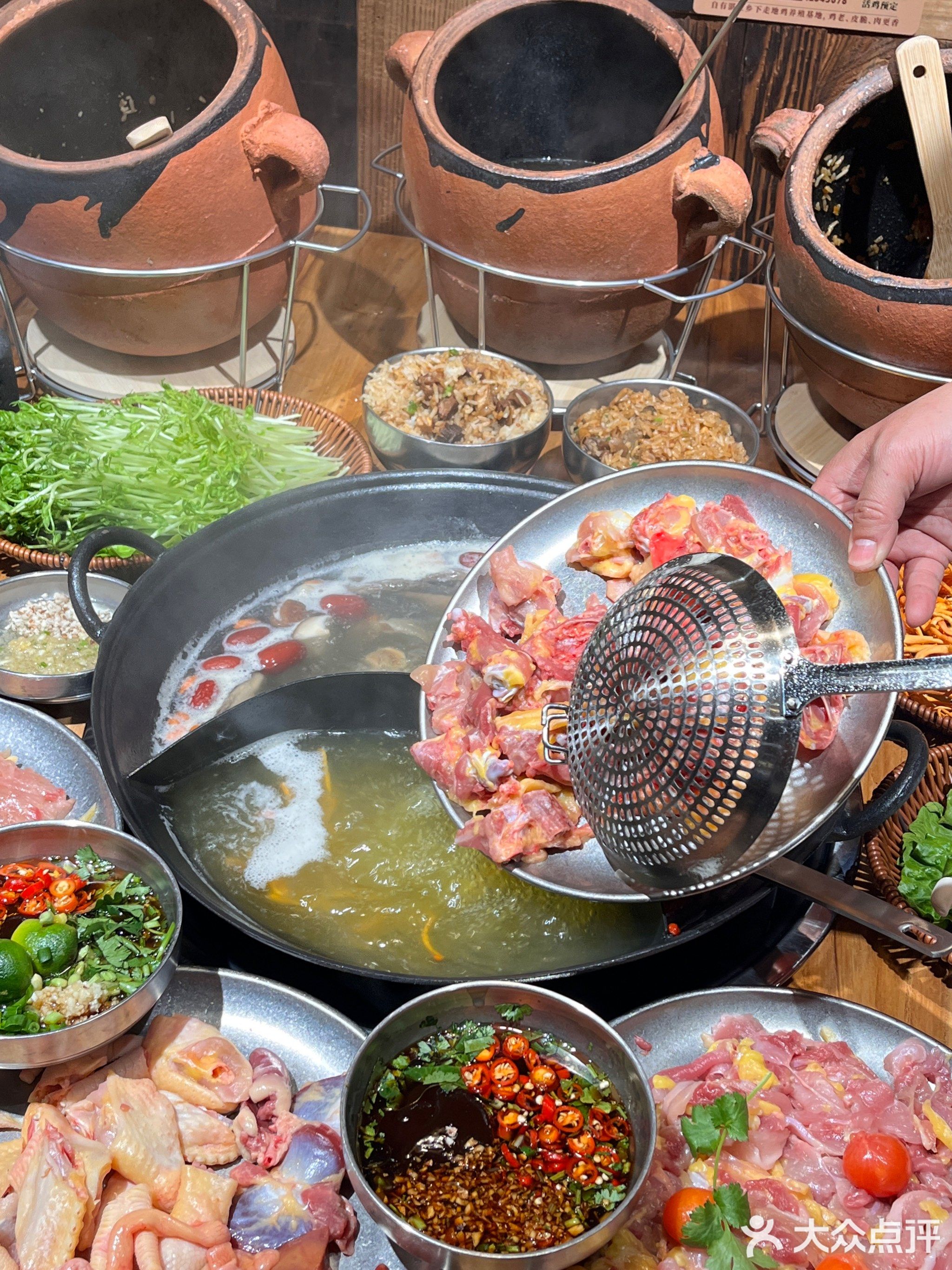 背鸡离乡·湛江老鸡火锅·瓦缸饭(丽悦新天店)