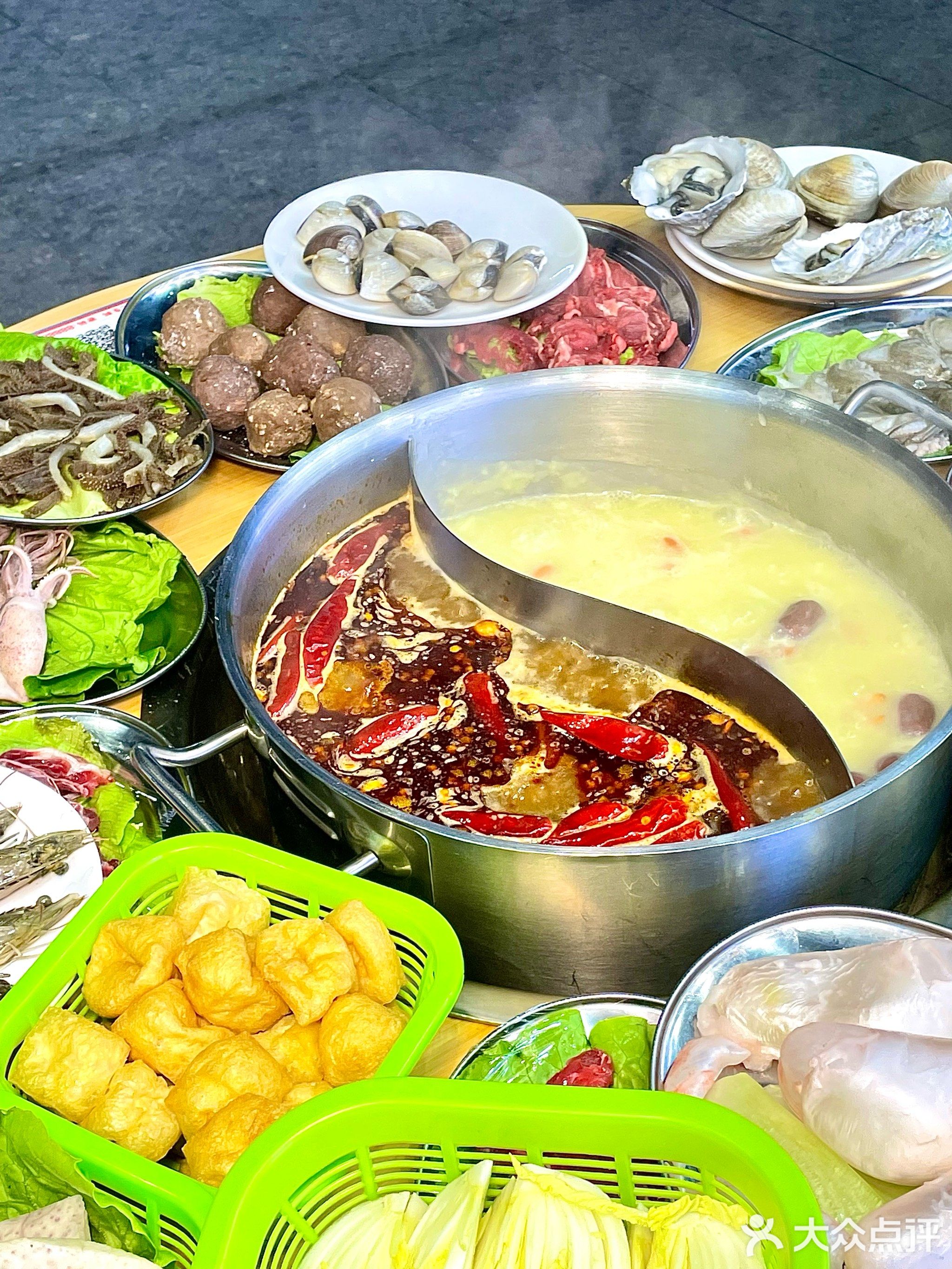 潮记生料海鲜粥底火锅