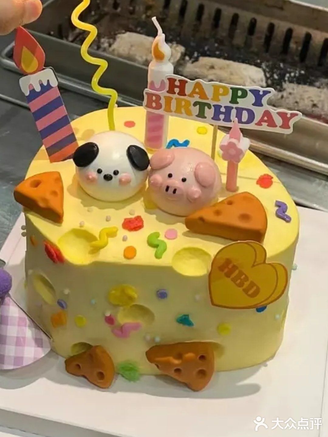 许个愿望·生日蛋糕·木糖醇动物奶油冰淇淋(三亚店)