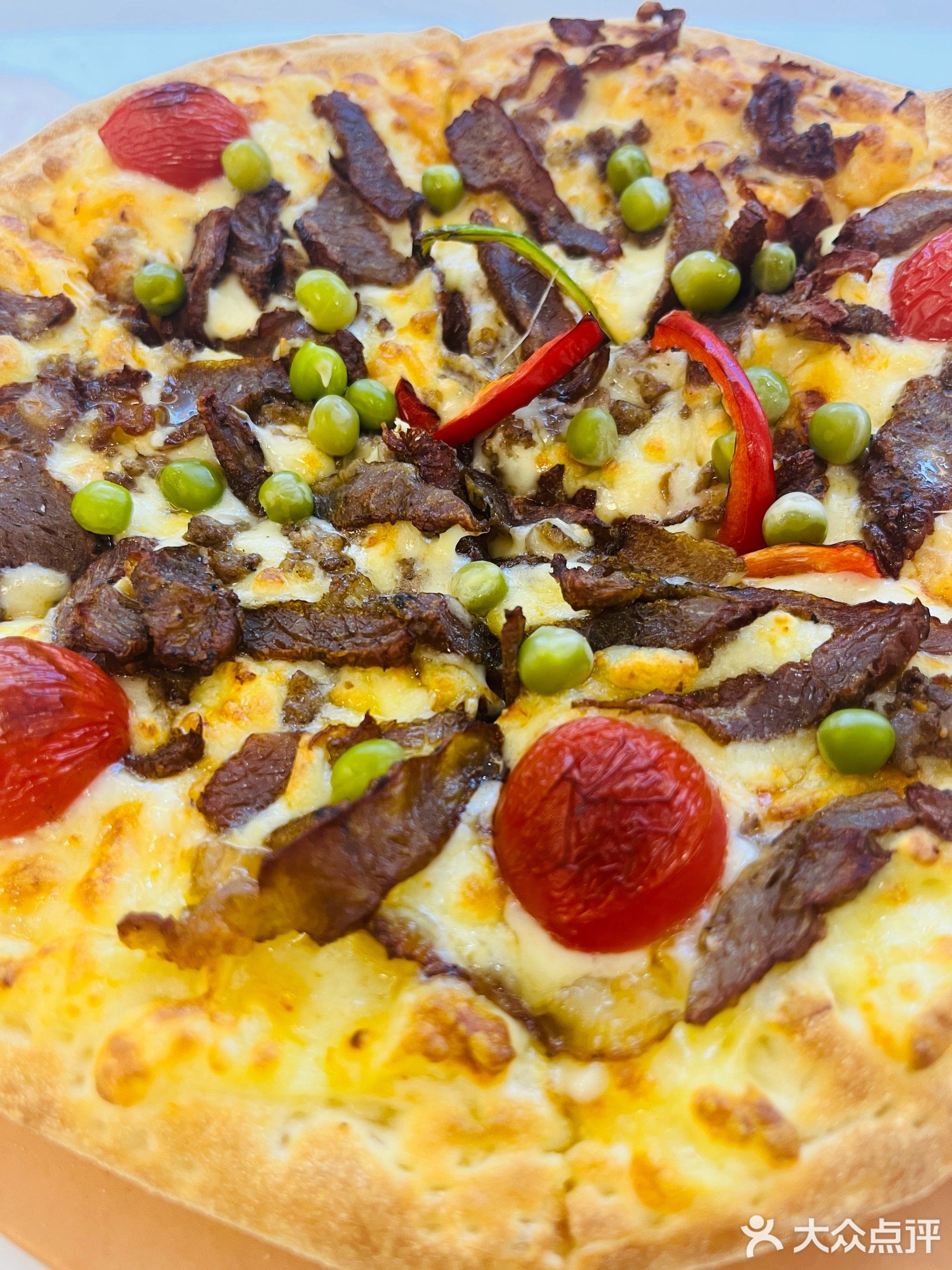 虎队长牛肉披萨