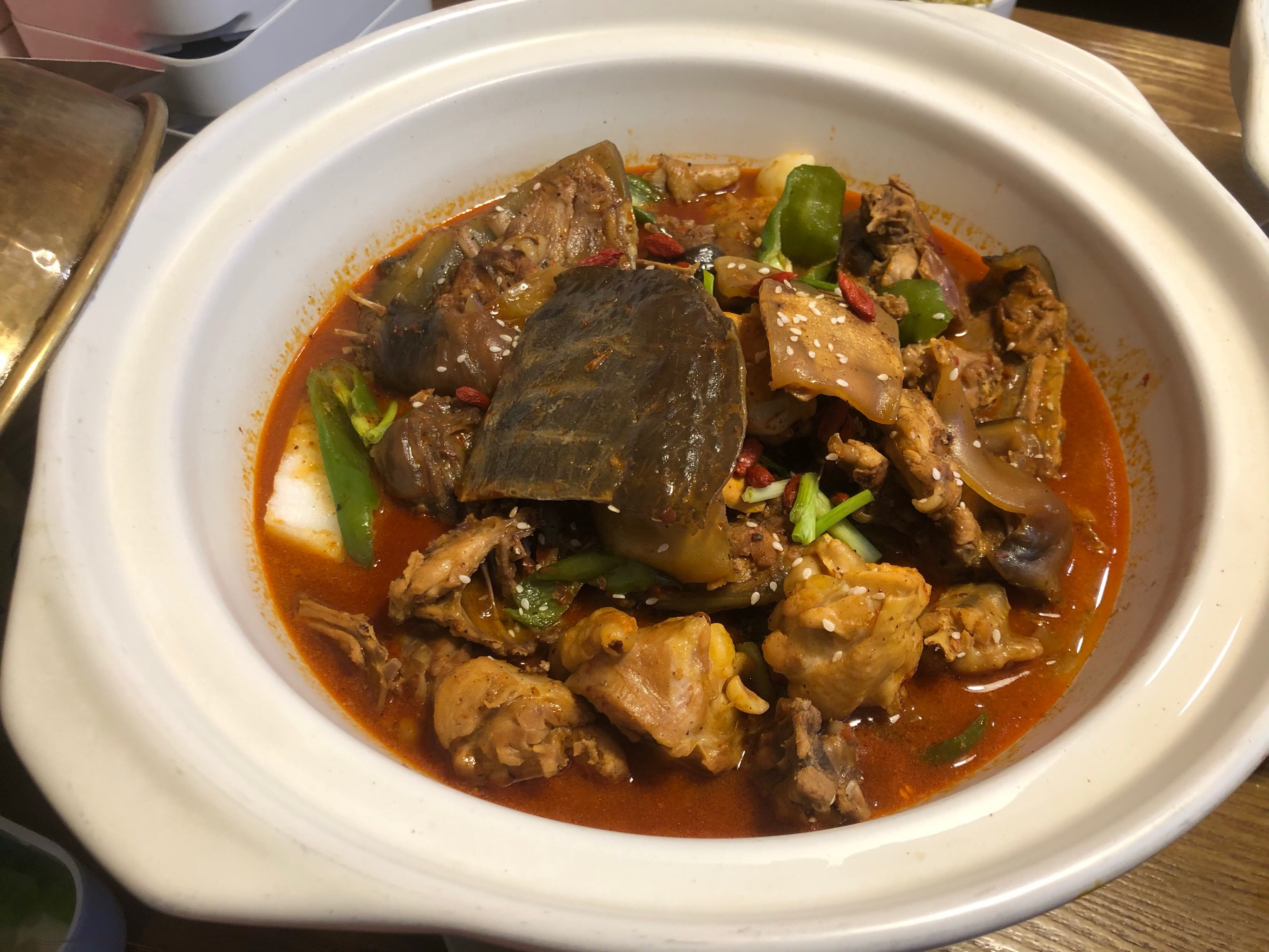 甲鱼炖鸡