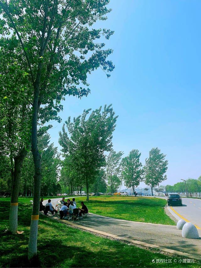 滹沱河观景休闲广场