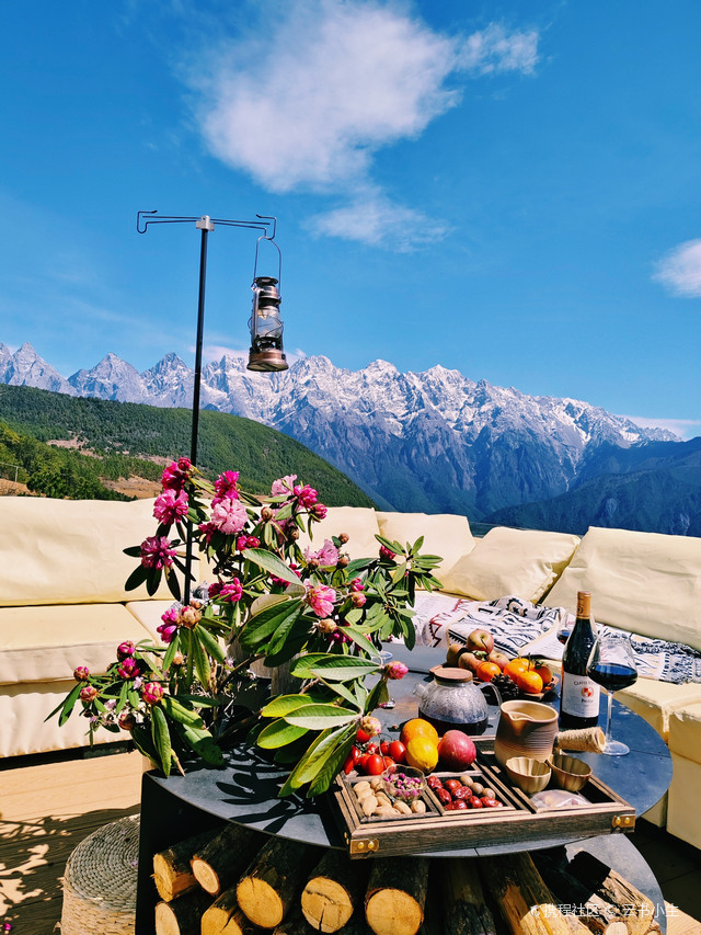 玉龙雪山十三峰观景台
