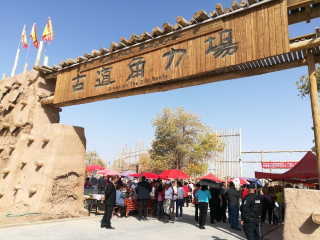 巴楚县红海景区-金色胡杨岛·古道角力场